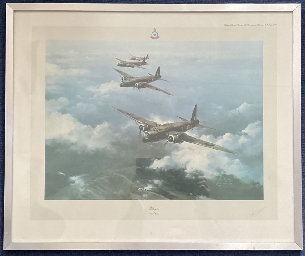 Lot 669: Wg Cdr Bill Townsend Signed Robert Taylor Colour...