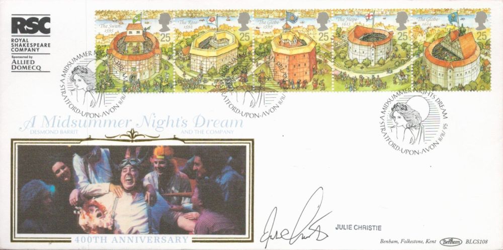 Lot 684: Actress Julie Christie signed 1995 Benham Shakespeare RSC...