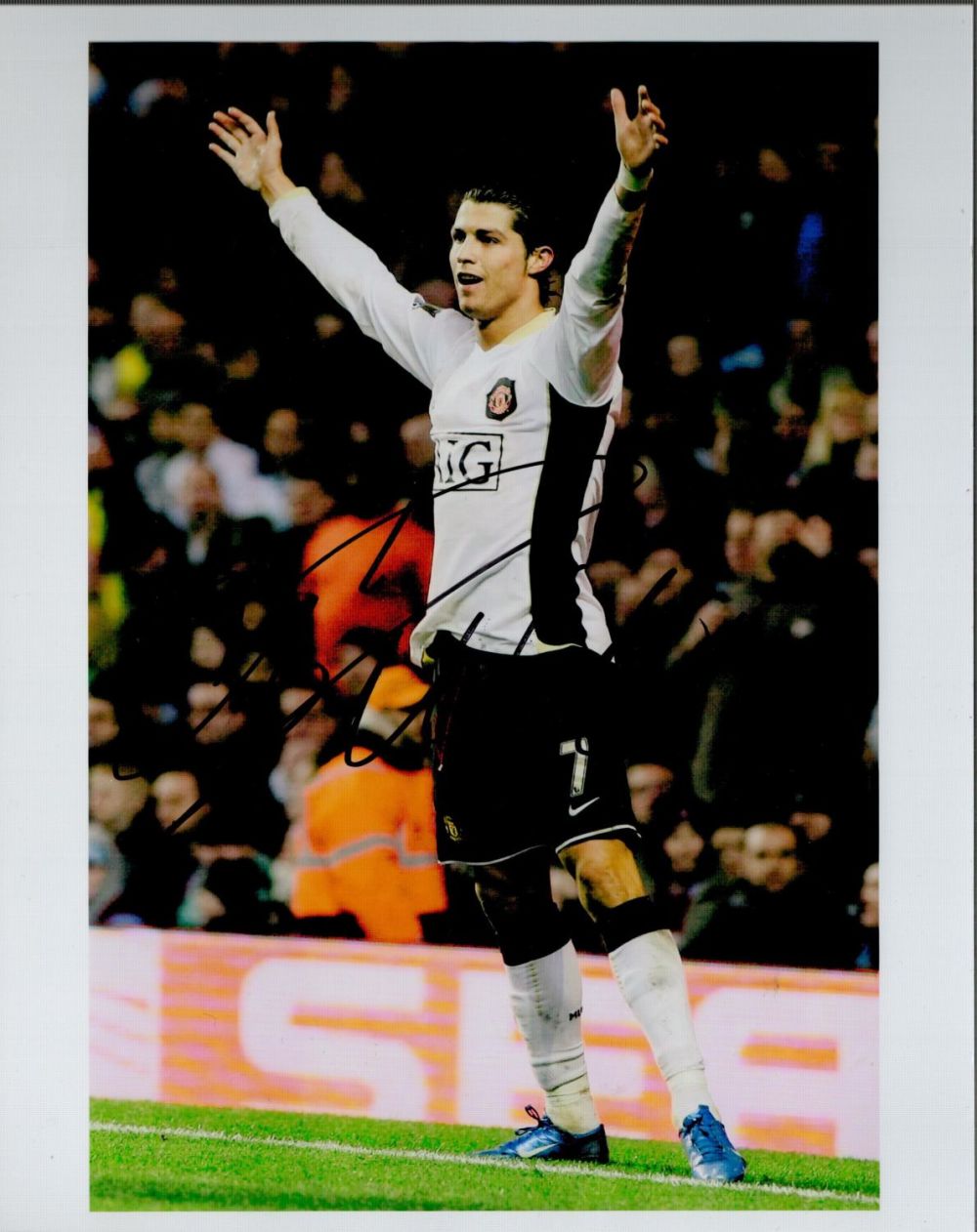 Lot 52: Cristiano Ronaldo signed Manchester United 10x8 colour photo....