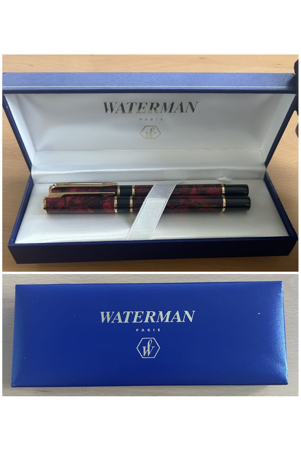 Lot 513: Superb Mint Condition Set of 2 Waterman Paris...