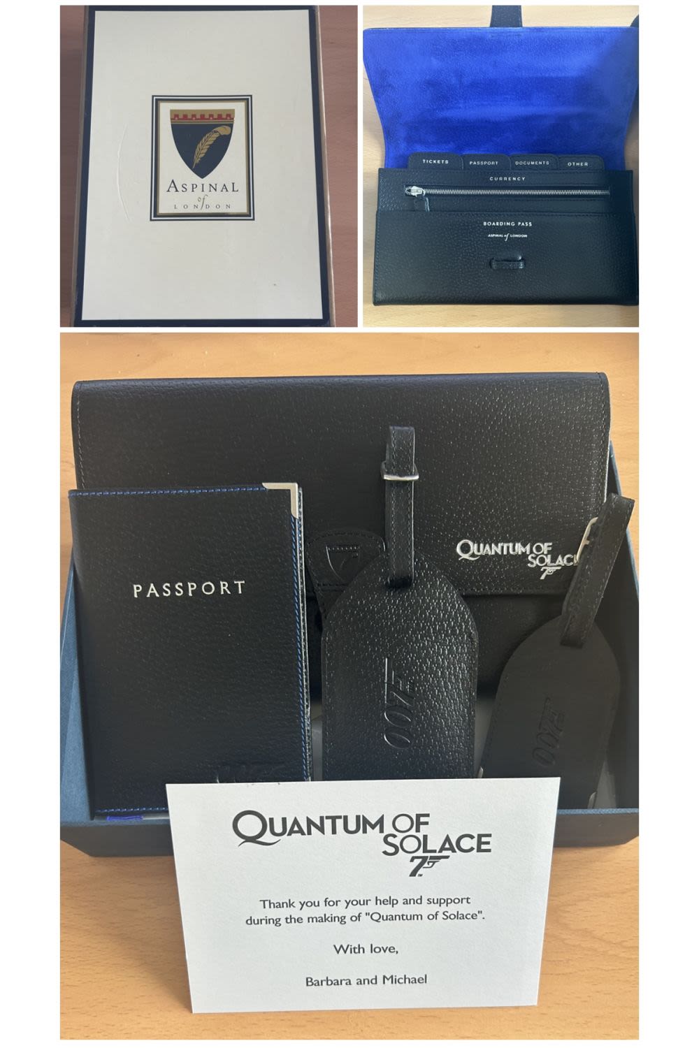 Lot 514: 007 James Bond Brand New Travel Accessory Set...