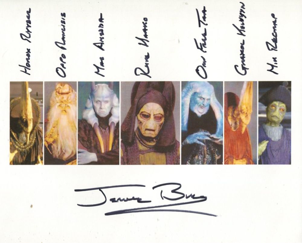 Lot 562: Star Wars 8x10 photo signed by actor Jerome...