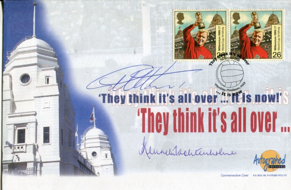 Lot 584: 1966 World Cup Final cover signed by England's...