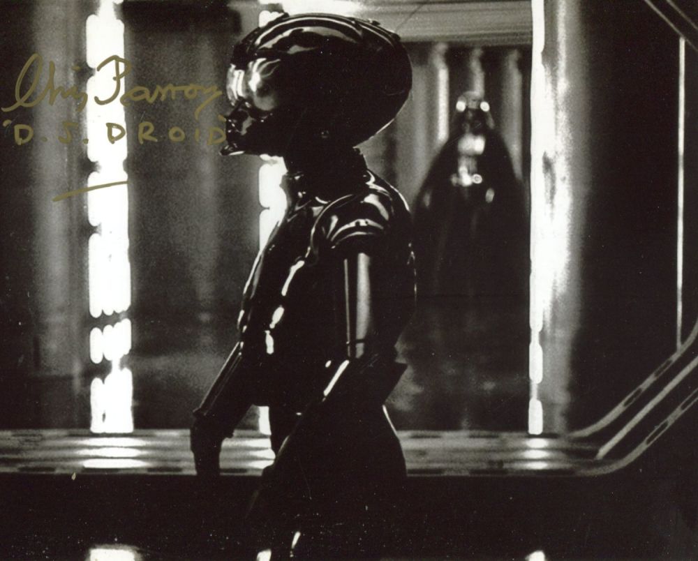 Lot 607: Star Wars 8x10 photo signed by Chris Parsons...