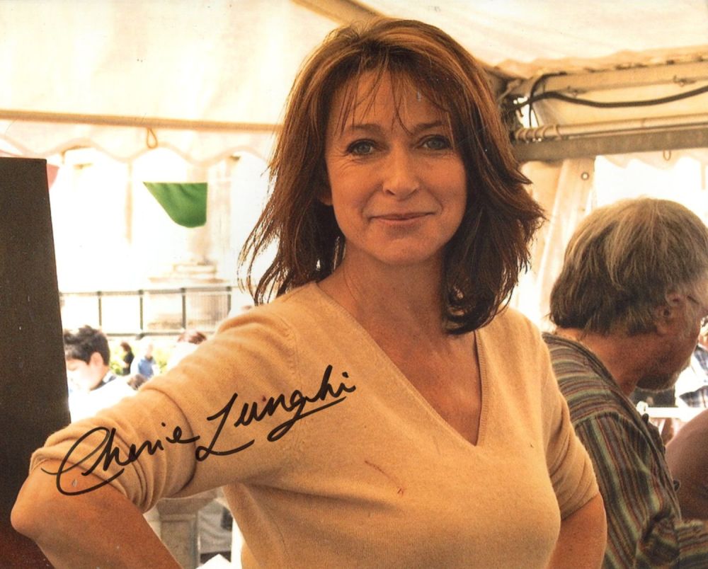 Lot 620: Cherie Lunghi, 8x10 photo signed by the manageress...