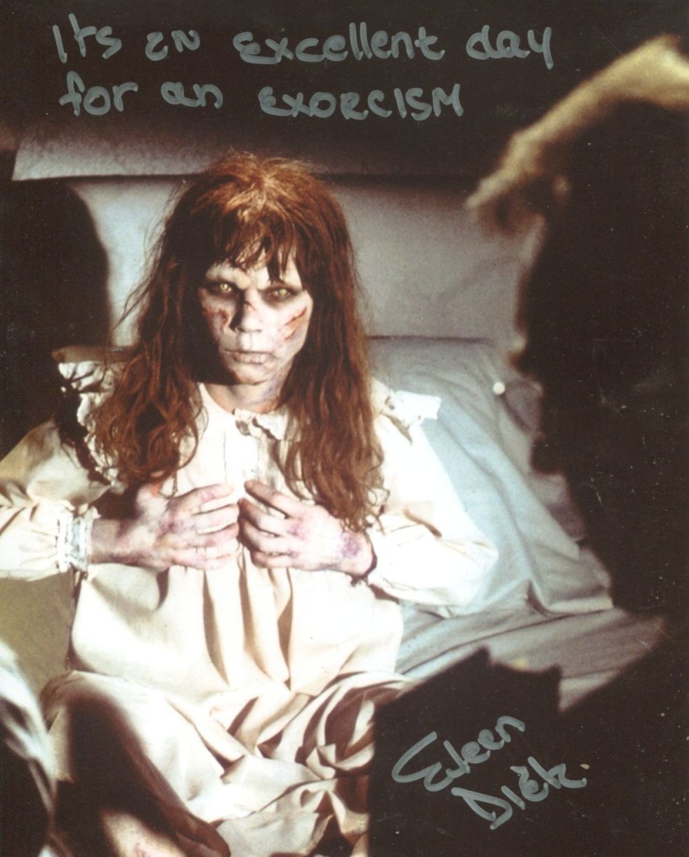 Lot 624: The Exorcist horror movie 8x10 photo signed by...