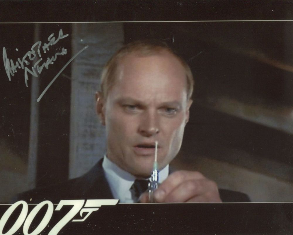 Lot 666: 007 James Bond actor Christopher Neame as Nick...