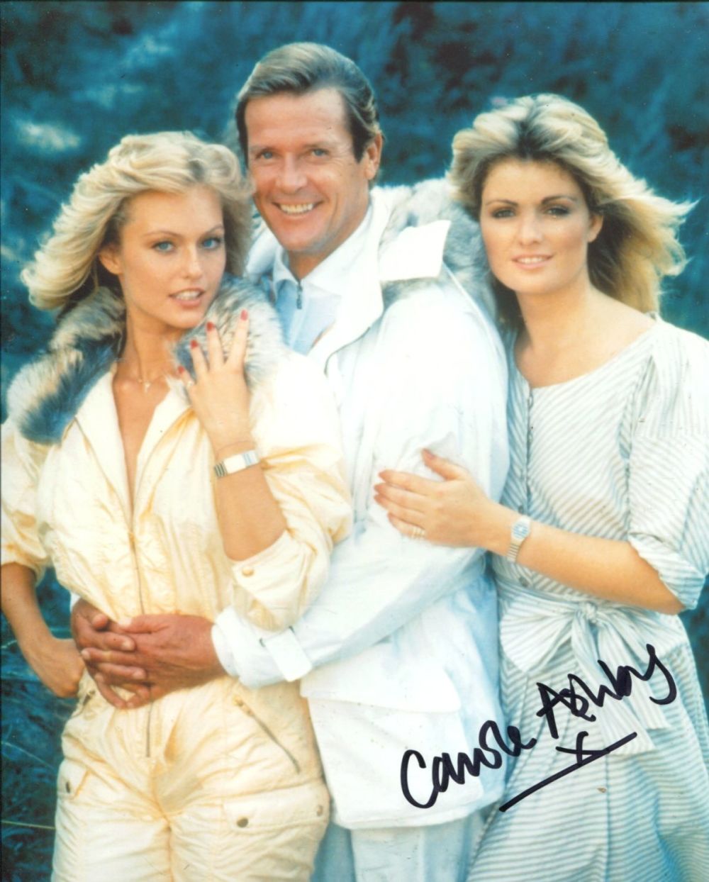 Lot 676: 007 James Bond movie Octopussy 8x10 photo signed...