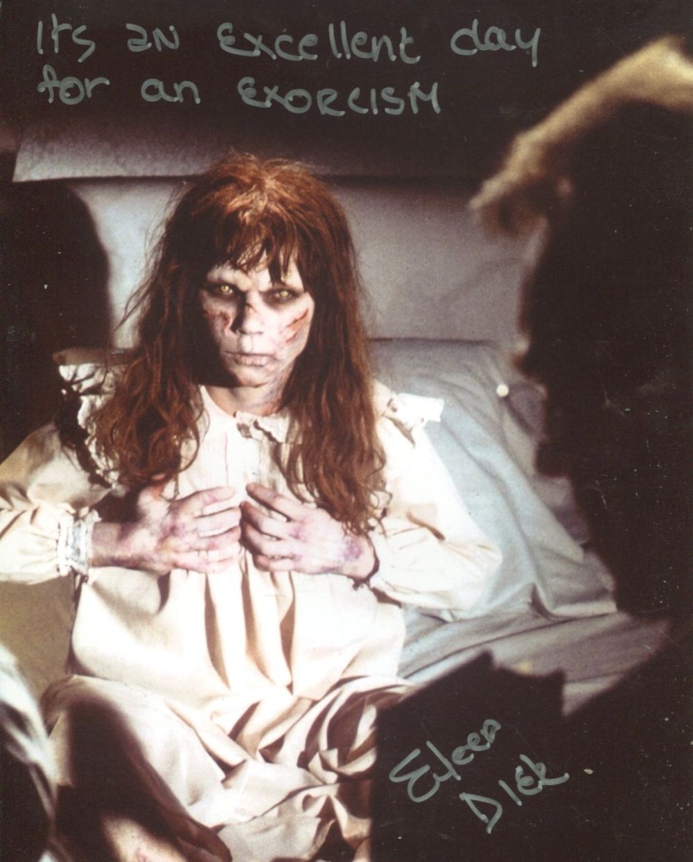 Lot 693: The Exorcist horror movie 8x10 photo signed by...