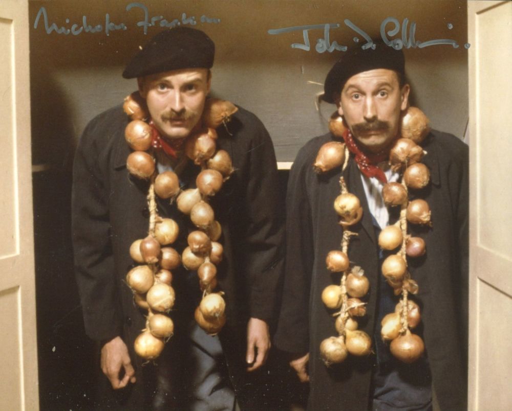 Lot 714: Allo Allo comedy scene 8x10 photo signed by...