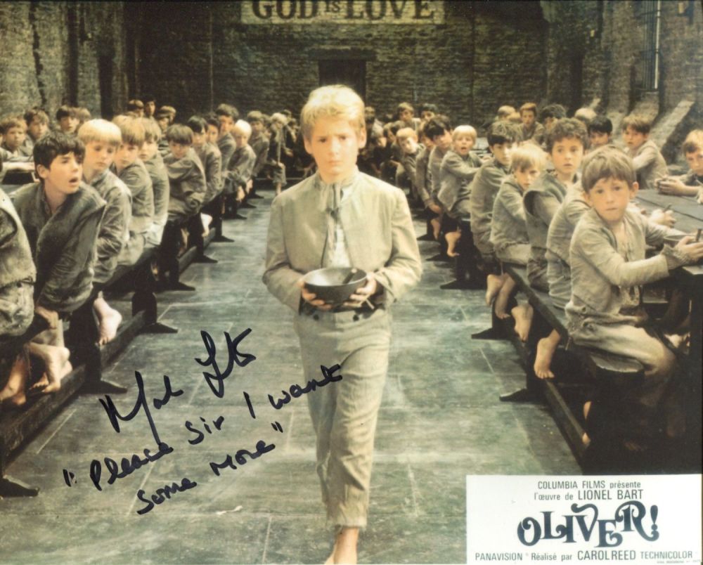 Lot 715: Oliver! 8x10 inch photo from one of the...