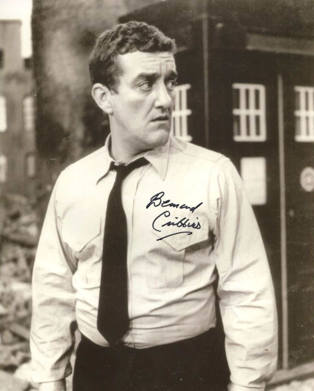 Lot 733: Doctor Who Invasion Earth movie 8x10 photo signed...