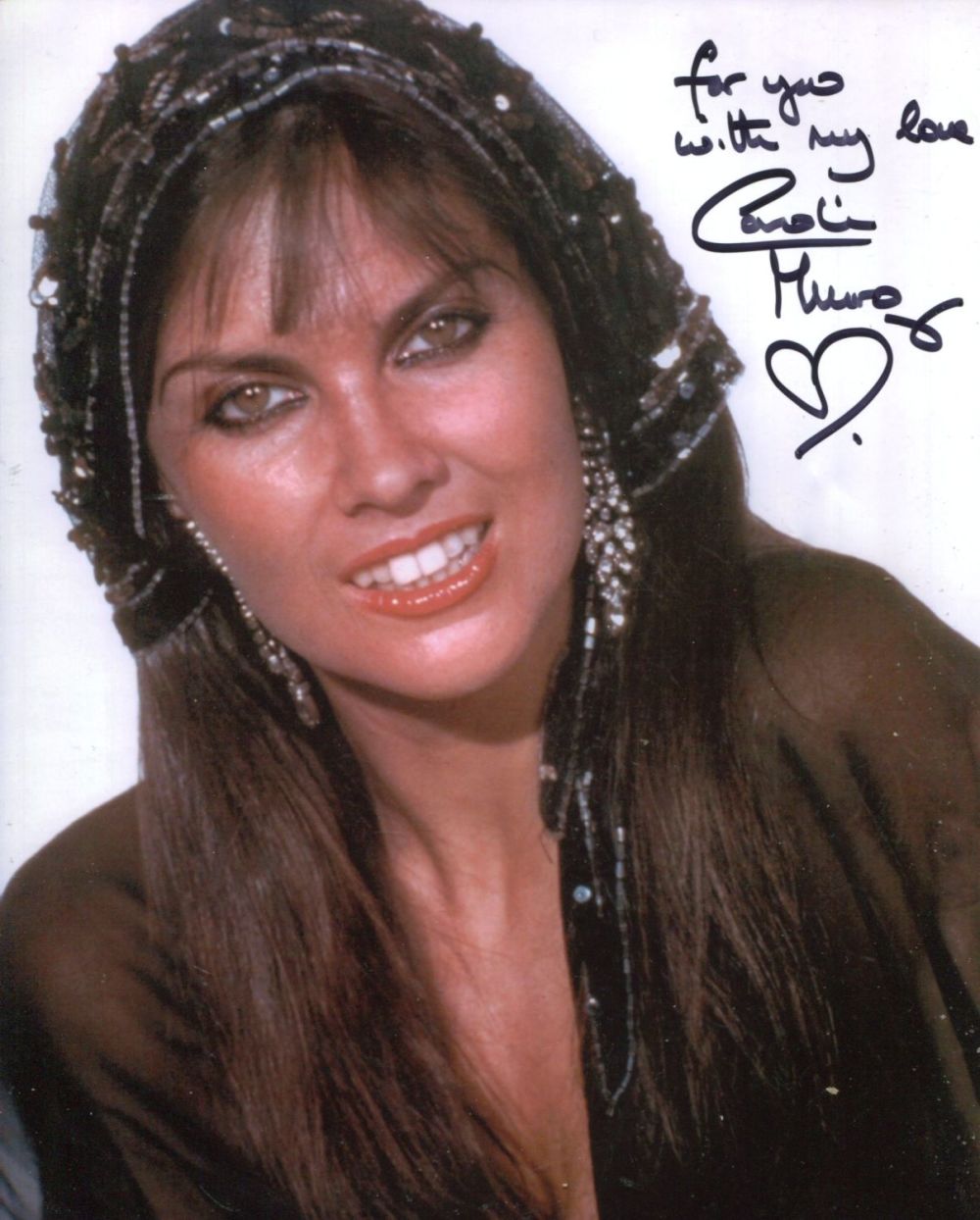 Lot 736: Caroline Munro Bond actress who starred in many...