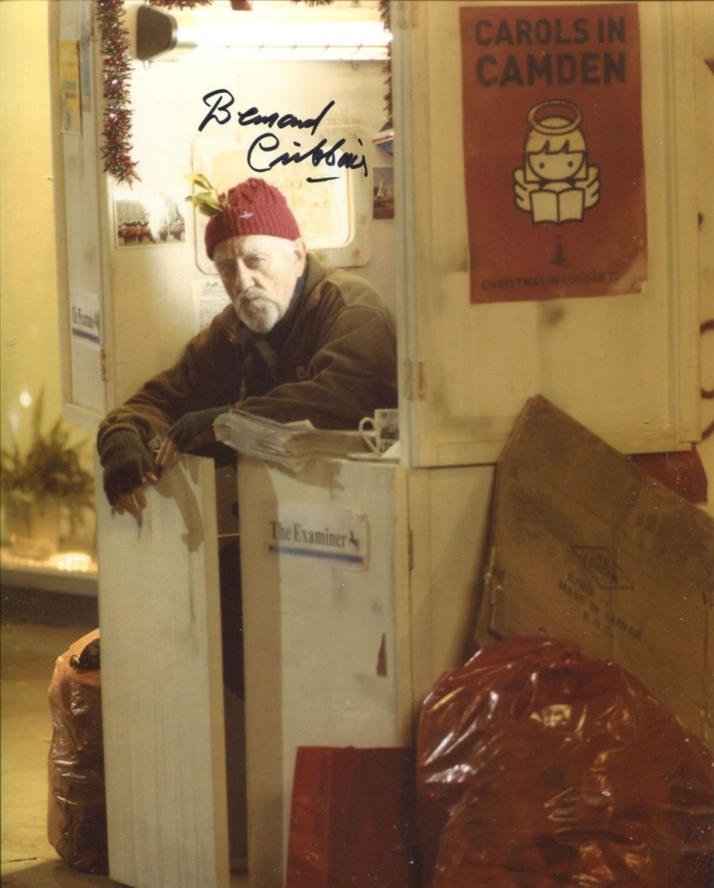 Lot 741: Doctor Who Wilf Mott scene 8x10 photo signed...