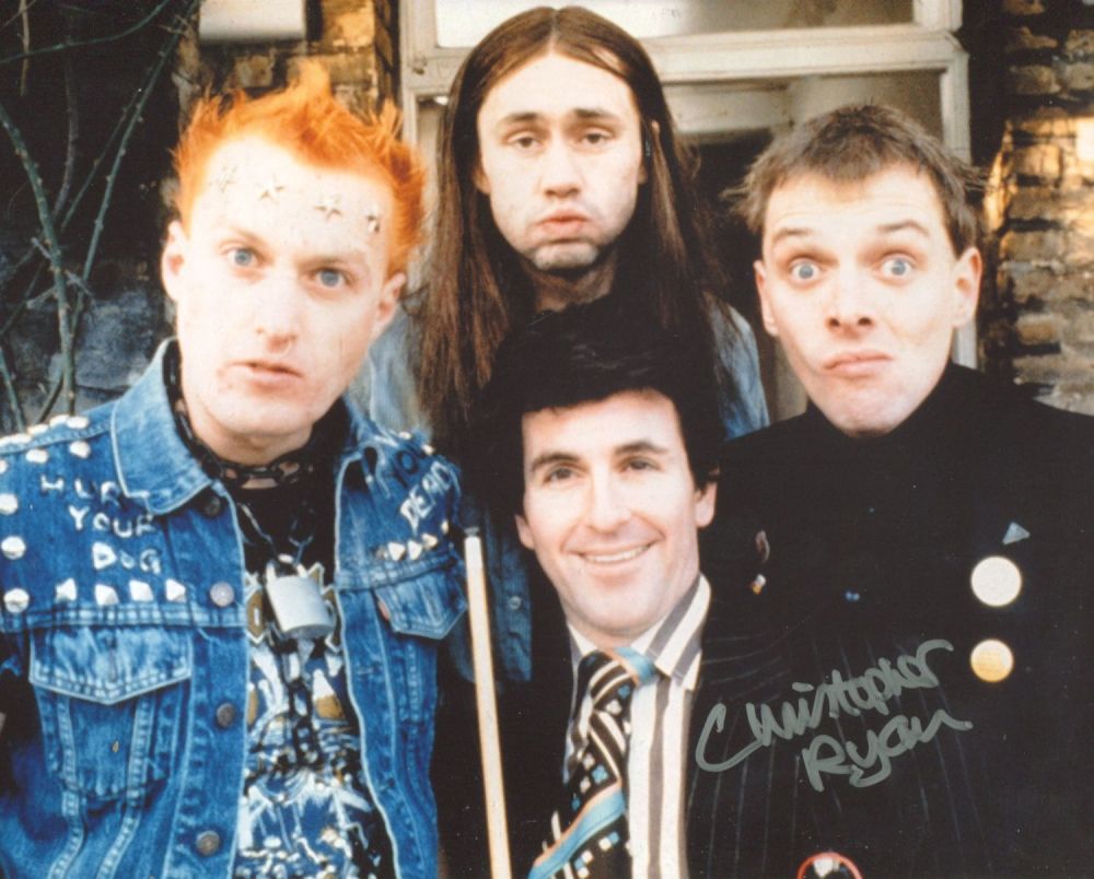 Lot 763: The Young Ones comedy 8x10 photo signed by...