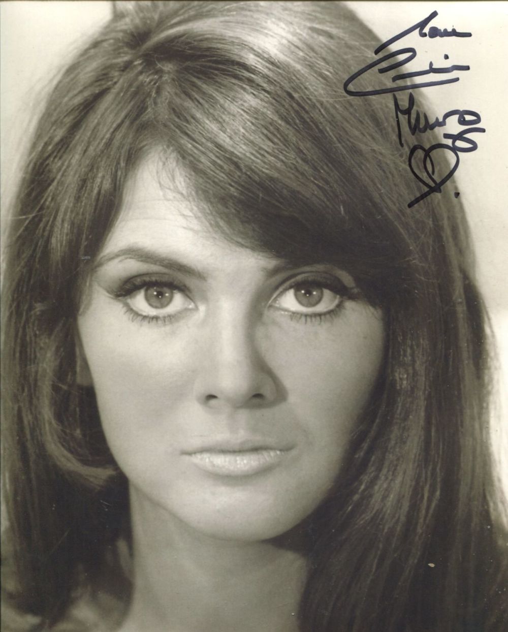 Lot 769: 007 Bond actress Caroline Munro signed sexy pose...