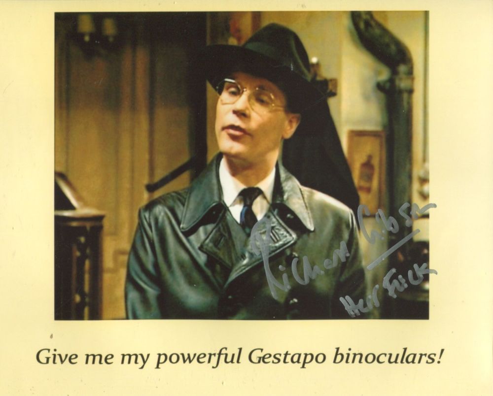Lot 788: Allo Allo comedy 8x10 photo signed by actor...