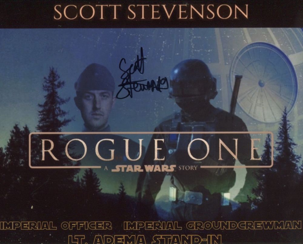 Lot 792: Star Wars Rogue One 8x10 photo signed by...