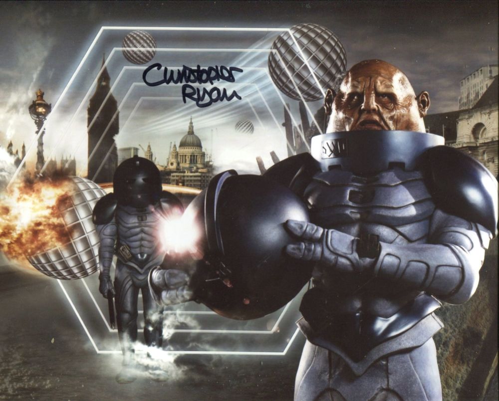 Lot 806: Doctor Who 8x10 photo signed by Christopher Ryan...