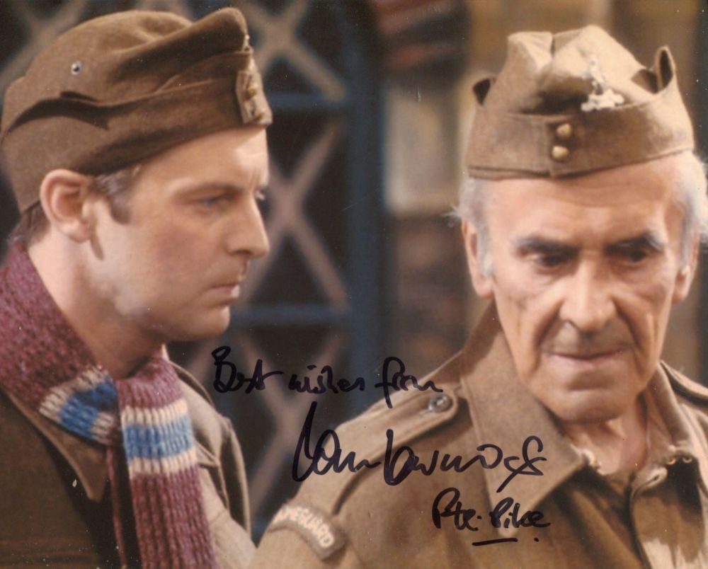 Lot 814: Dad's Army comedy series 8x10 photo signed by...