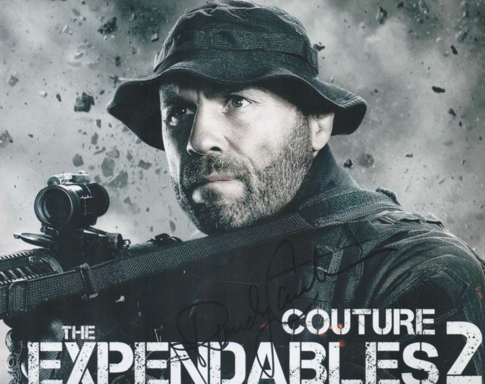 Lot 198: Randy Couture signed Expendables 2 10x8 colour promo...
