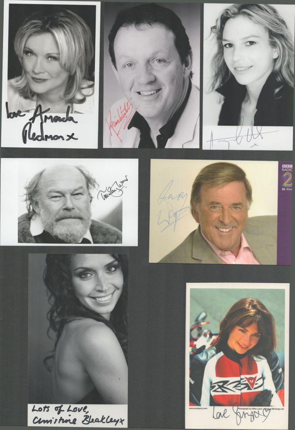 Lot 202: Entertainment collection 16 assorted signed photos and signature...