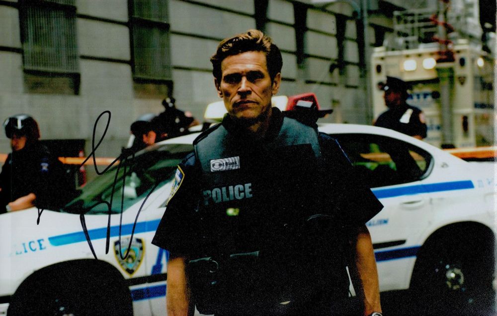 Lot 240: Willem Dafoe signed 12x8 colour photo. Good condition....