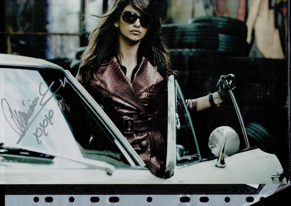 Lot 241: Monica Cruz signed 12x8 colour photo. Good condition....