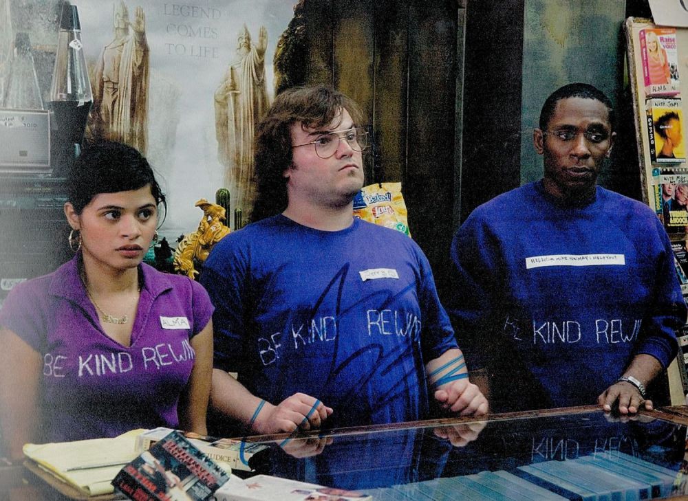 Lot 246: Jack Black signed 12x8 colour photo. Good condition....
