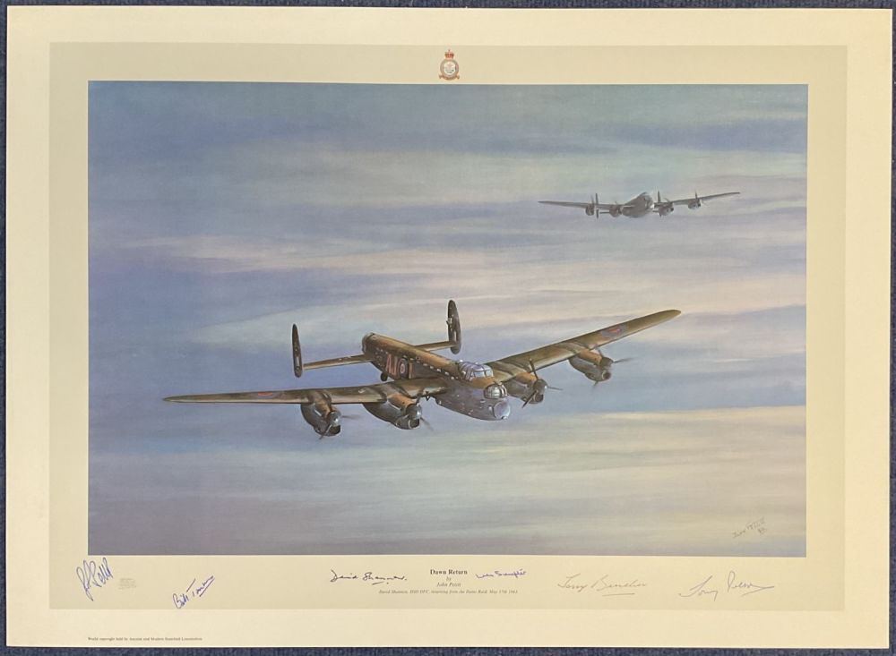 Lot 259: WW2 6 Signed John Pettitt Colour 27 x...
