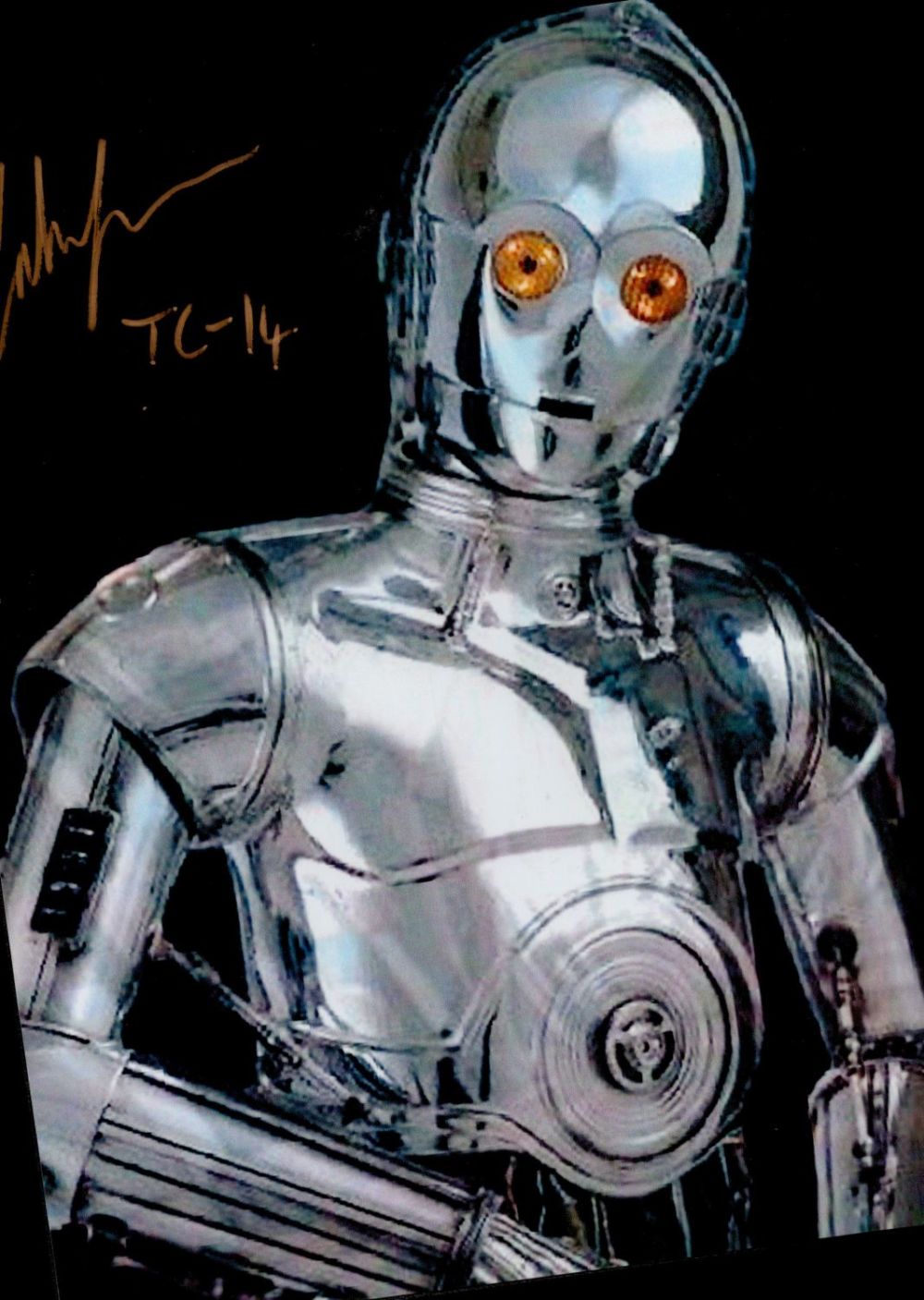 Lot 57: John Fensom signed TC 14 Star Wars 10x8...