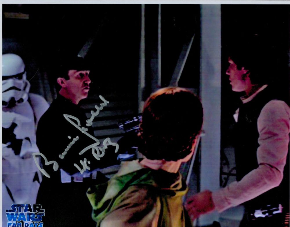 Lot 60: Star Wars actor signed 10x8 colour fan days...