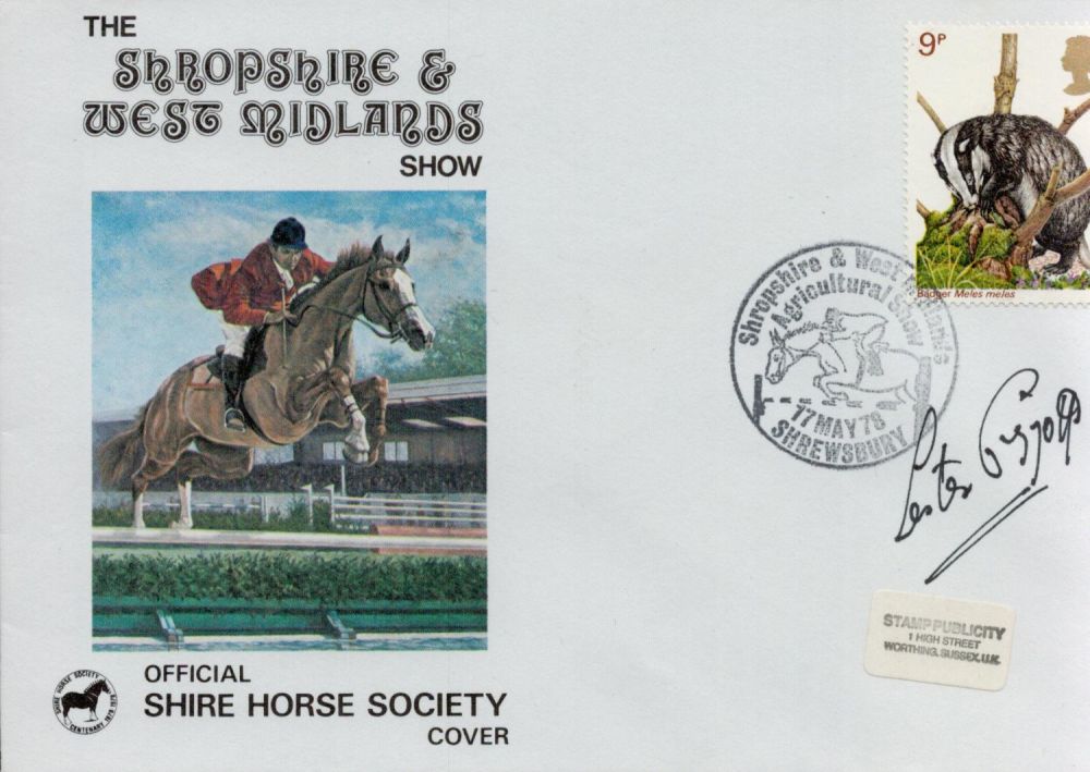 Lot 72: Horse Racing Lester Piggott signed The Shropshire and...