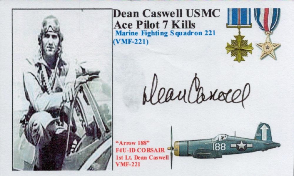 Lot 95: WWII Col Dean Caswell US Fighter Ace 221...