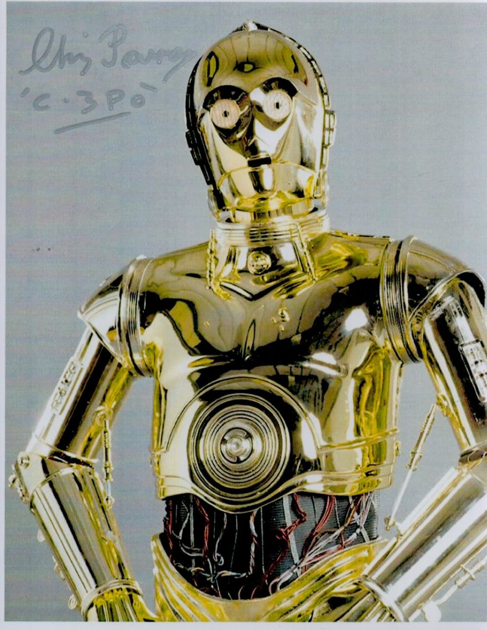 Lot 125: Star Wars 8x10 photo signed by new C3PO...