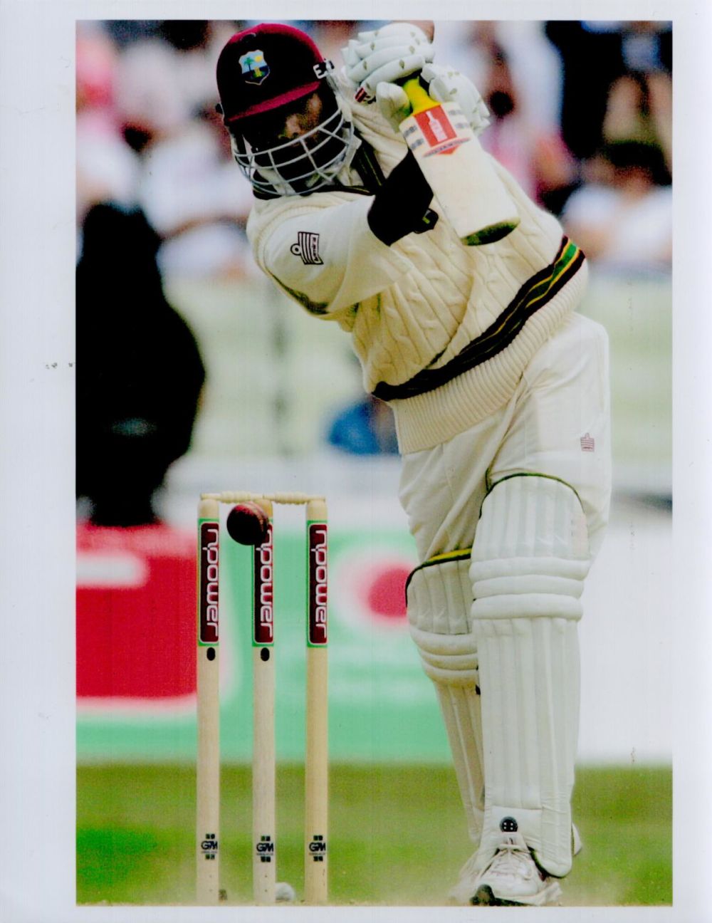 Lot 139: Cricket West Indian Captain Ramnaresh Sarwan Signed Signature...