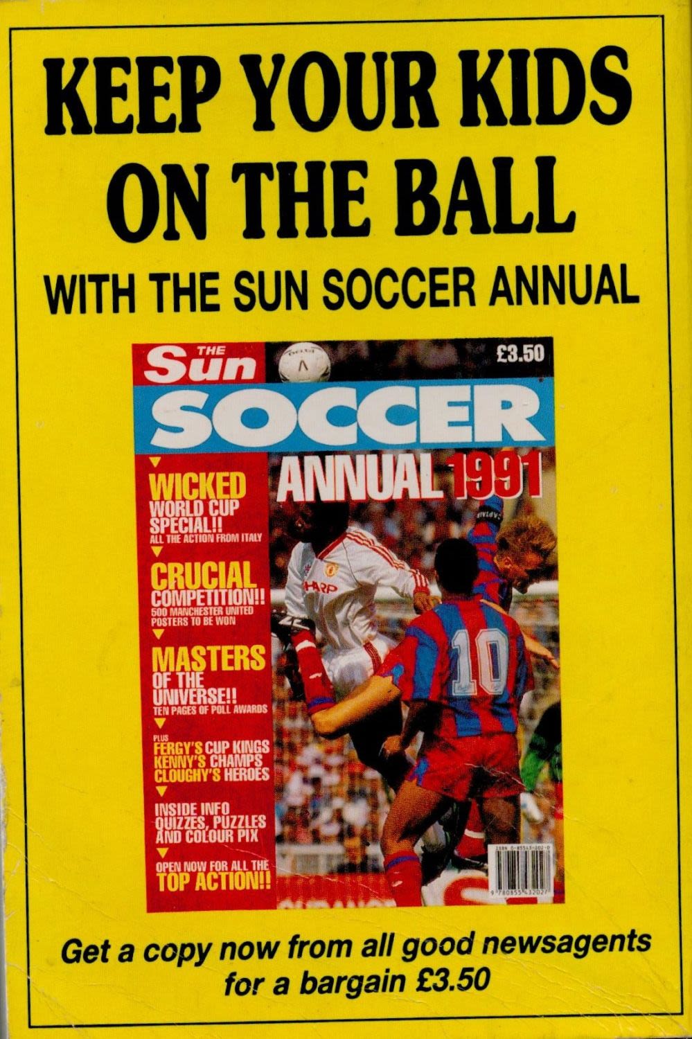 Lot 170: News of the World Football annual 1990 91....