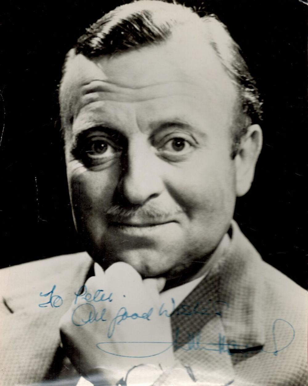 Lot 325: British Comedian Arthur Haynes Signed 10x8 inch Vintage...