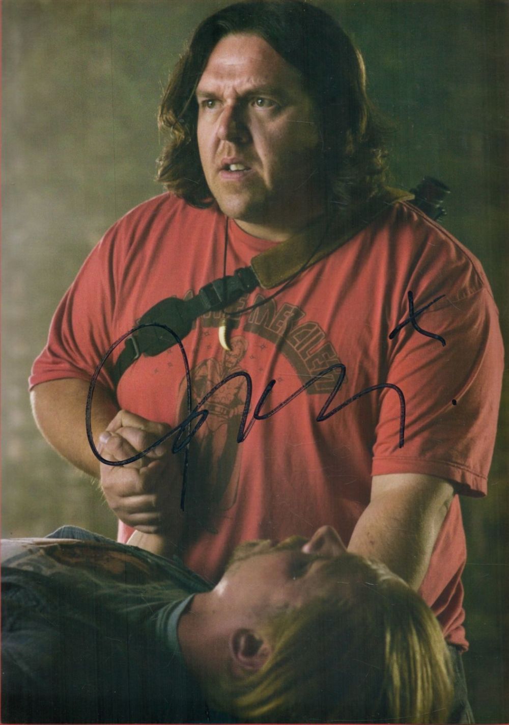 Lot 412: Nick Frost Signed 12x8 inch Colour Photo. Signed...