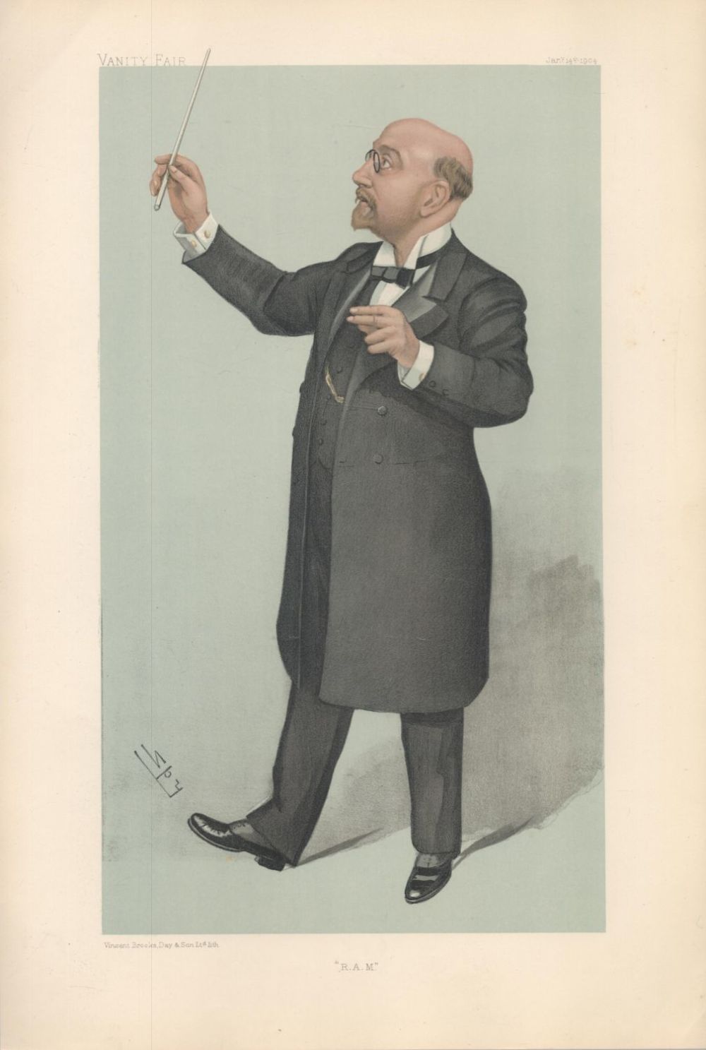 Lot 432: Vanity Fair Print Titled R. A. M (Jan...