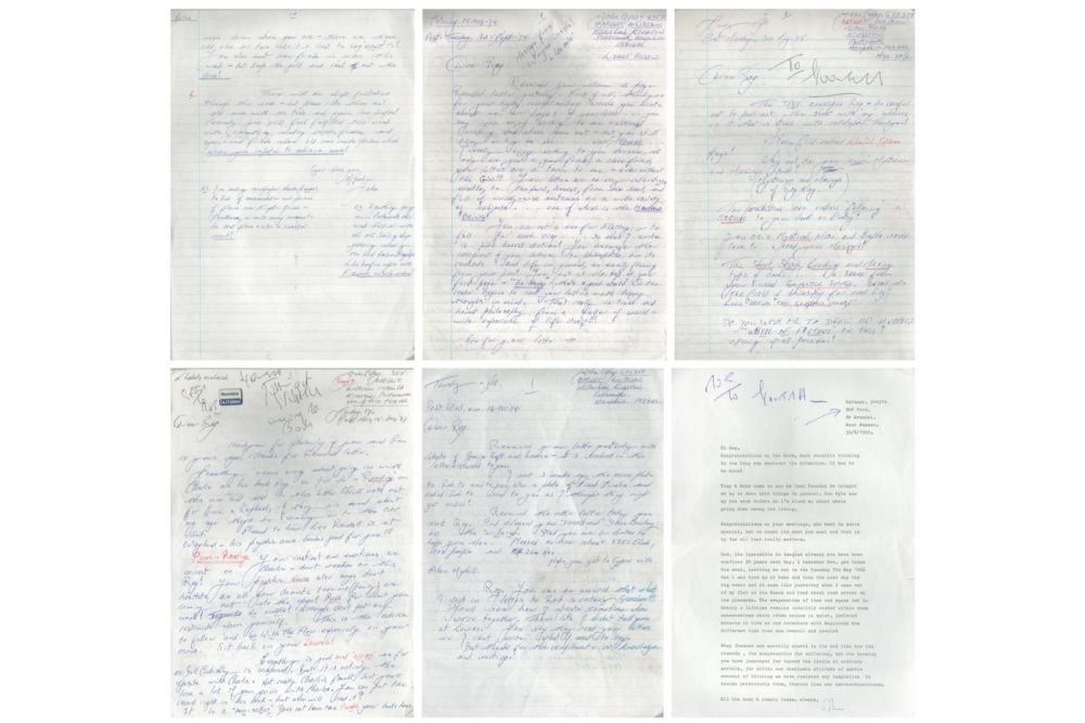 Lot 487: Reggie Kray Collection of Letters Sent by One...