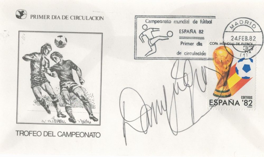 Lot 533: Danny Mcgrain Signed 1982 Scotland World Cup First...