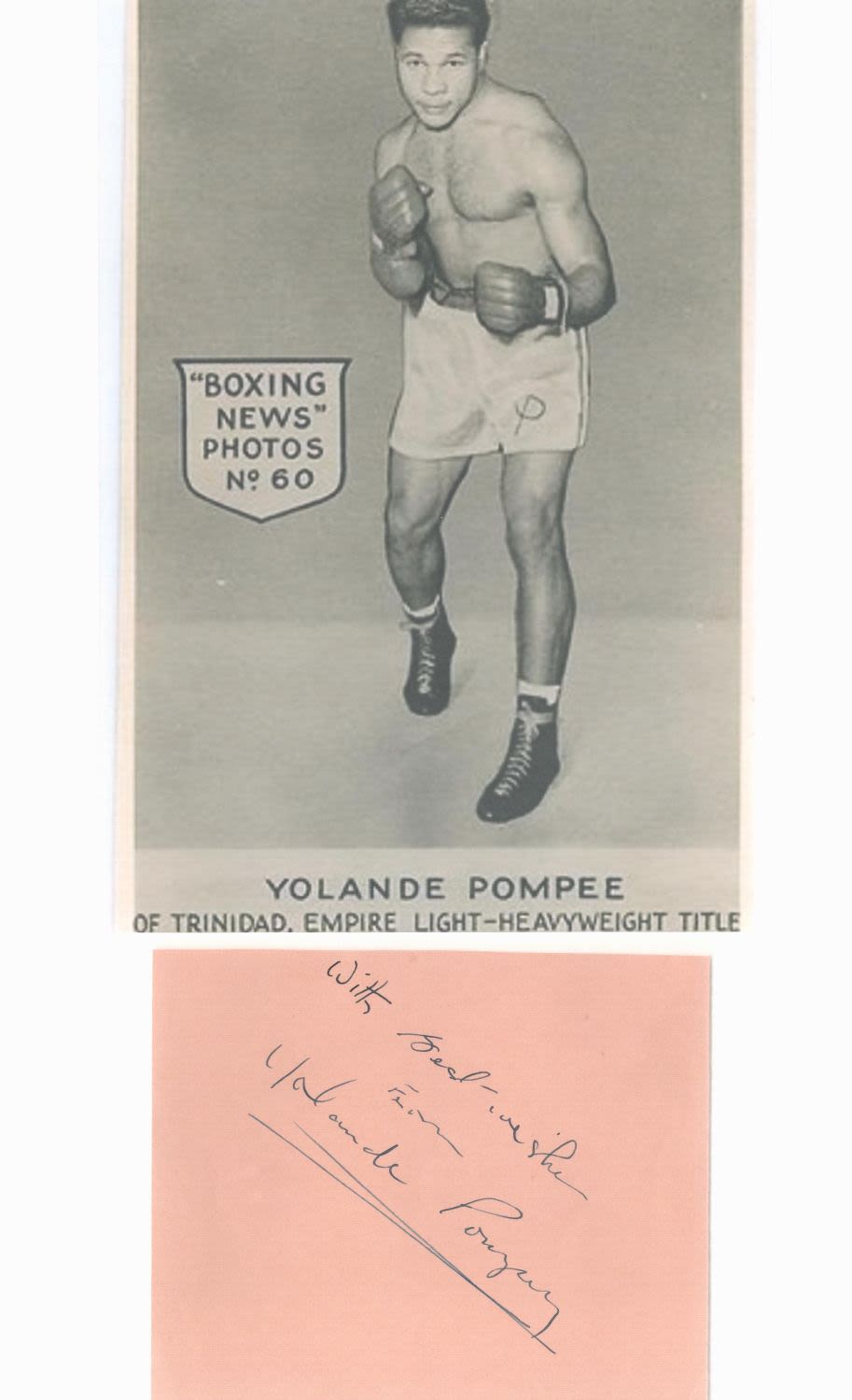 Lot 538: Yolande Ponpeye (1929 1979) Lost To Archie Moore...
