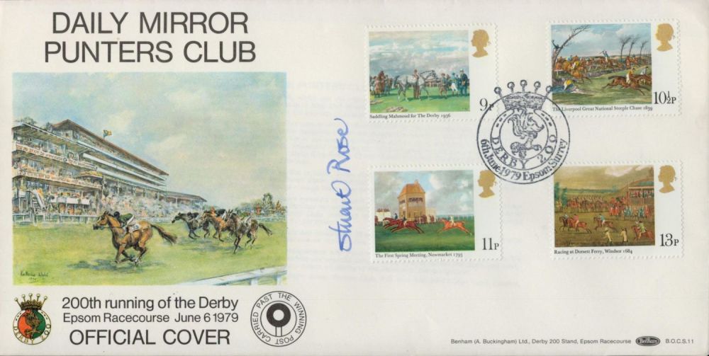 Lot 569: Horse Racing collection of 7 Signed Benhams Daily...