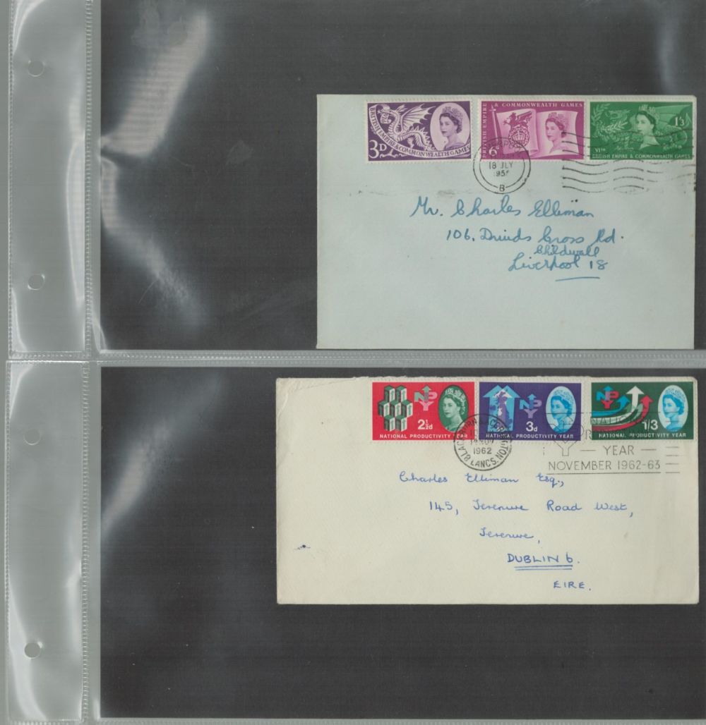 Lot 588: GB early QEII FDC 1953/1966 25 Covers housed...