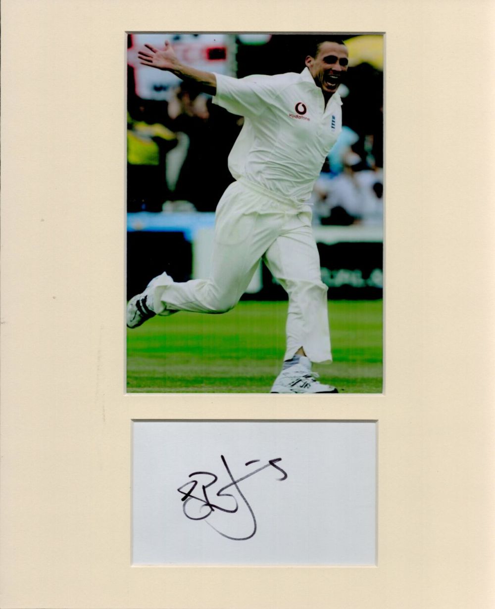 Lot 620: Simon Jones 10x12 overall size mounted signature piece....