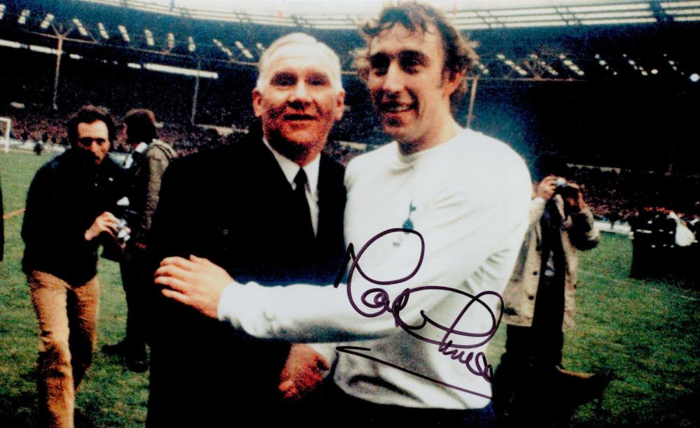 Lot 658: Martin Chivers Signed 10x8 inch Colour Spurs FC...