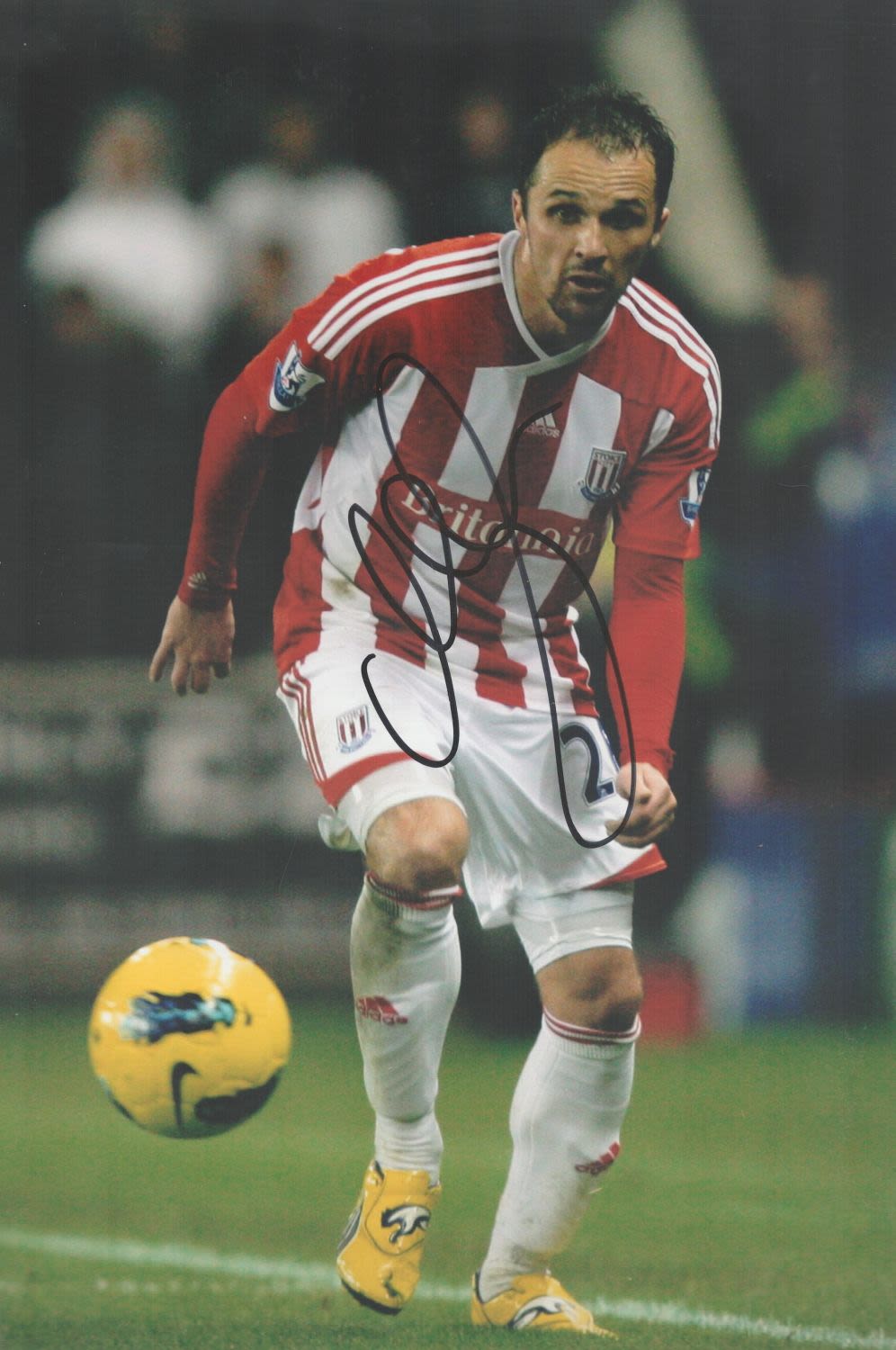 Lot 546: Football Mathew Etherington signed Stoke City 12x8 colour...