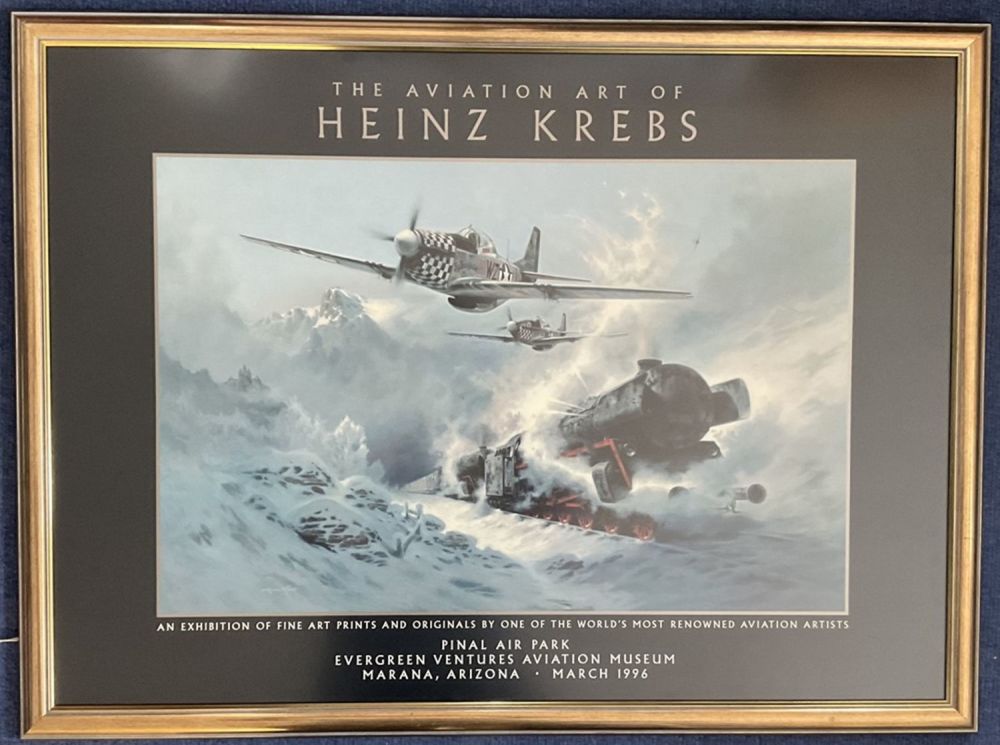Lot 612: WW2 Unsigned Heinz Krebs Colour Print From Exhibition...