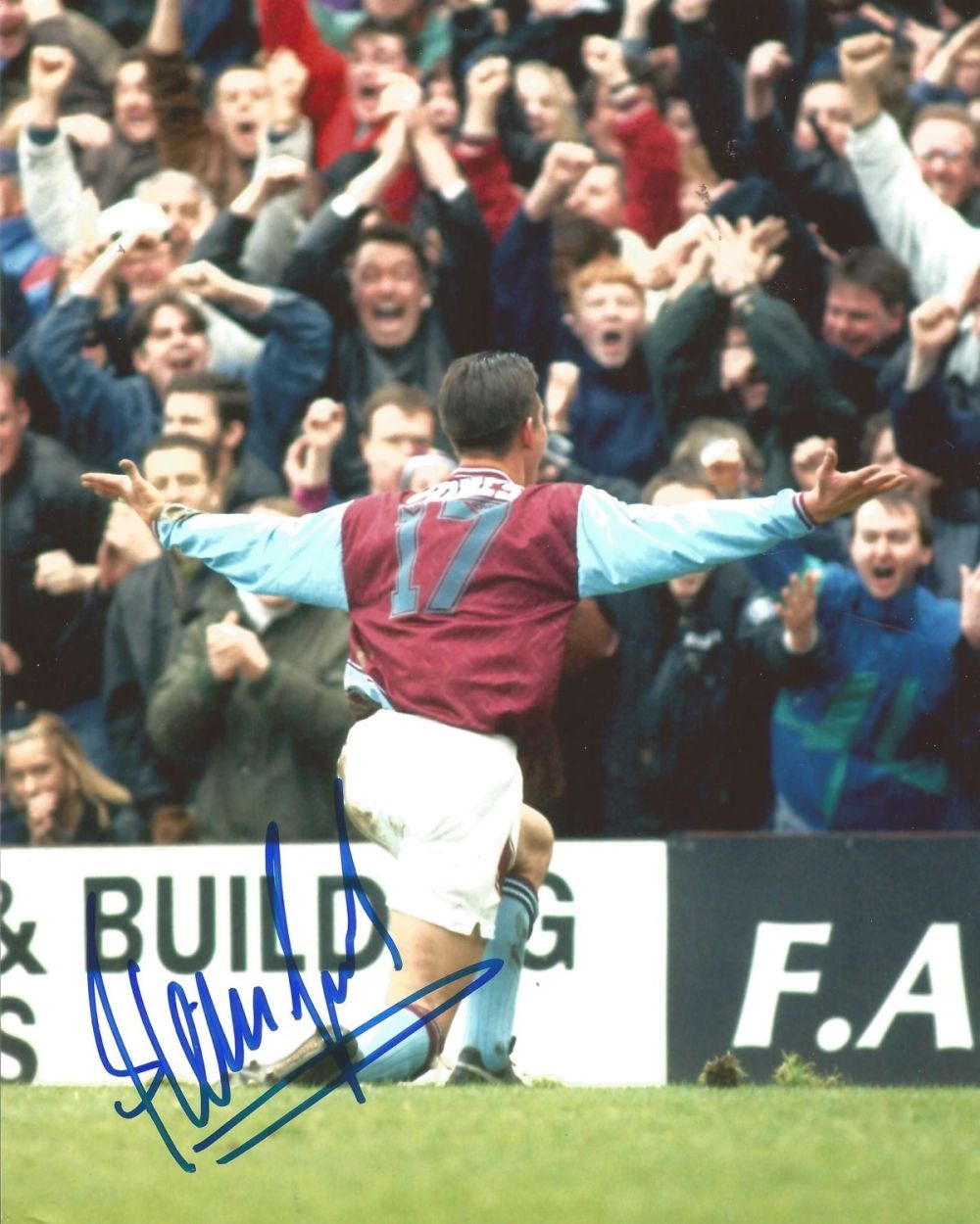 Lot 618: Football Steve Jones 10x8 Signed Colour Photo Pictured...
